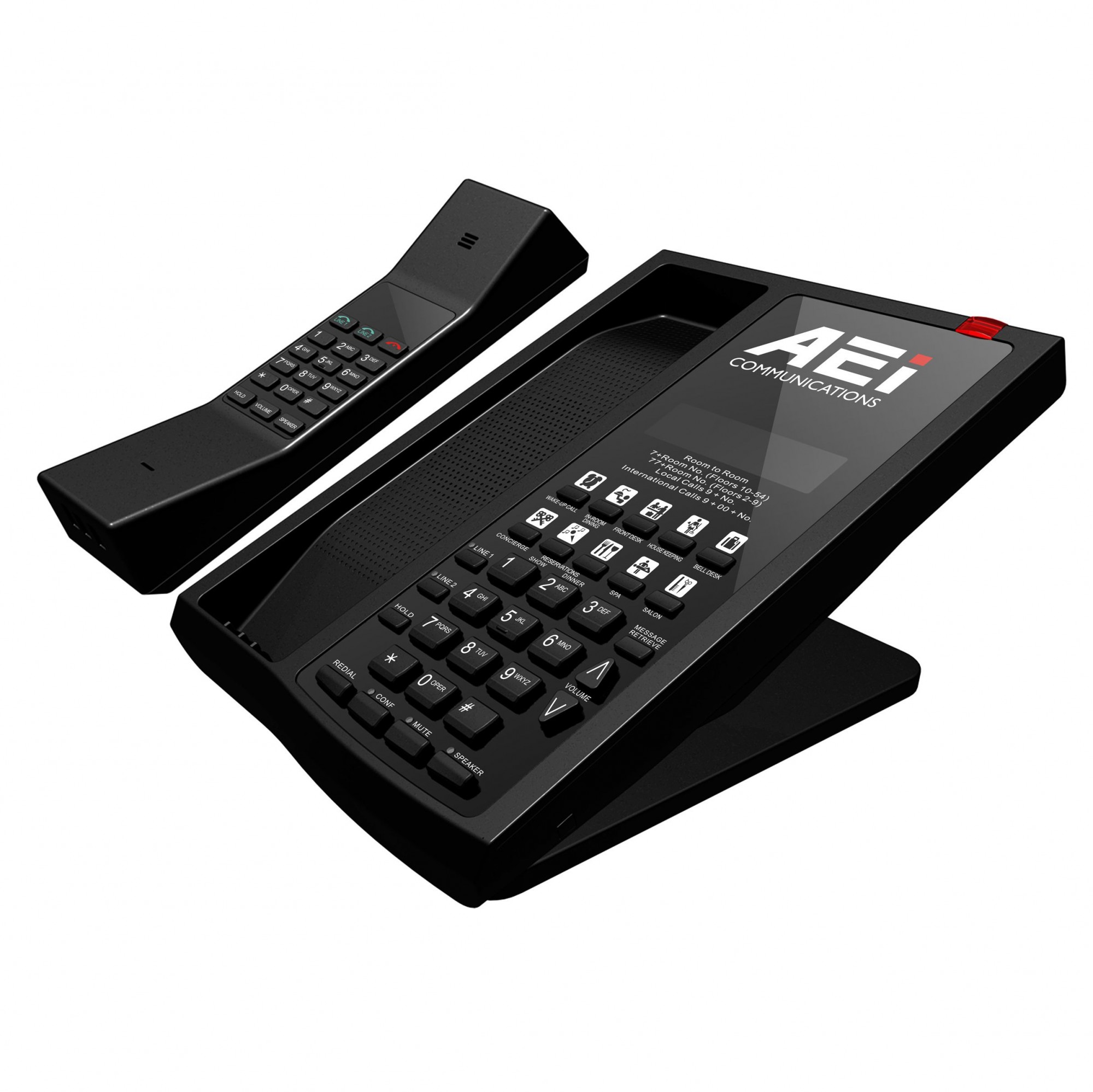 Two-Line Cordless Analog Full Duplex Speakerphone – ASP-8210-SMK-L